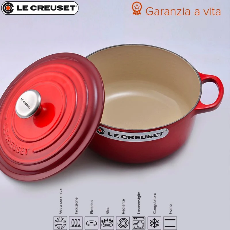 26 cm - Cocotte Evolution Casseruola Rotonda In Ghisa
