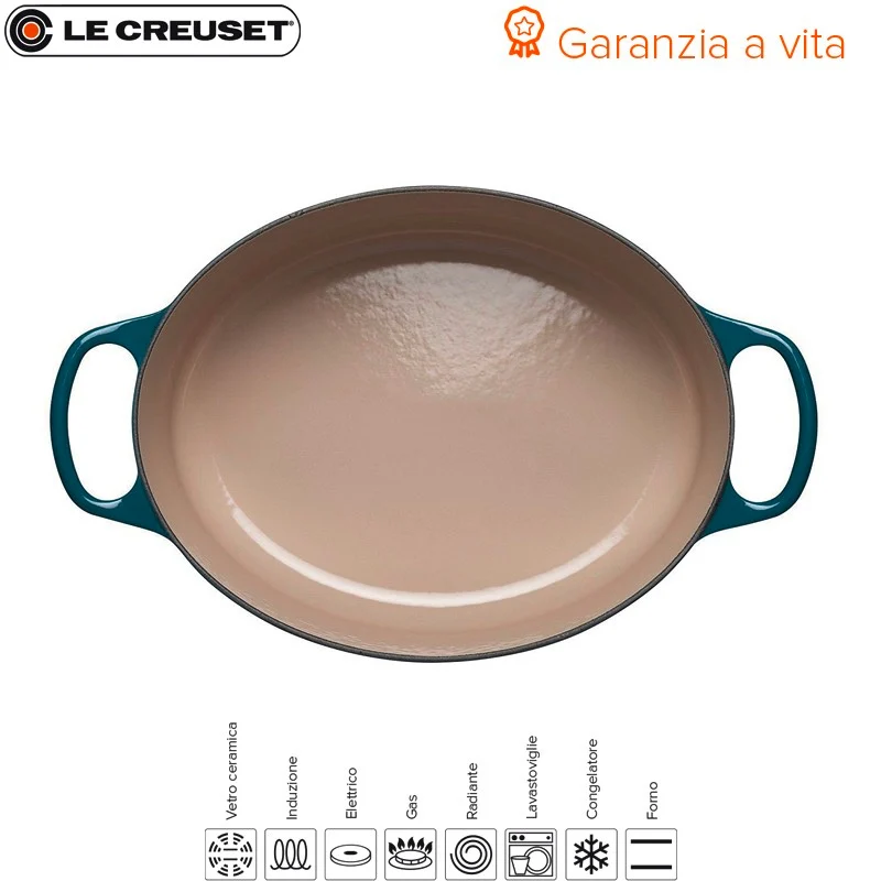 31 cm - Cocotte Evolution Casseruola Ovale In Ghisa