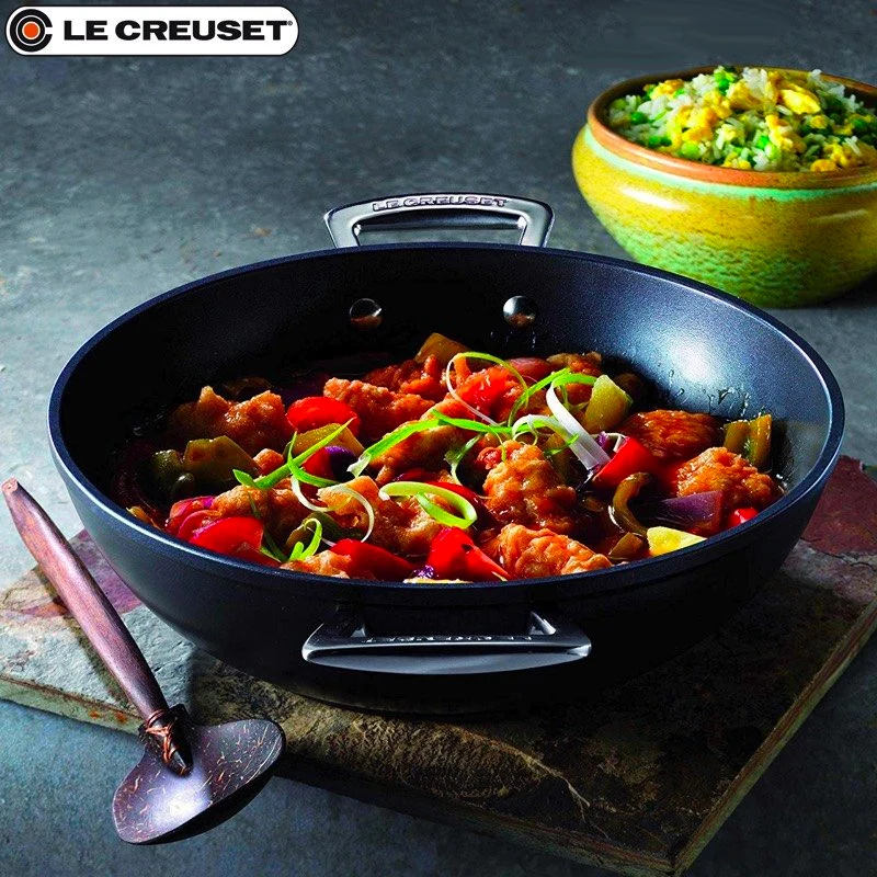 Les Forgées Wok Antiaderente In Alluminio Antiaderente