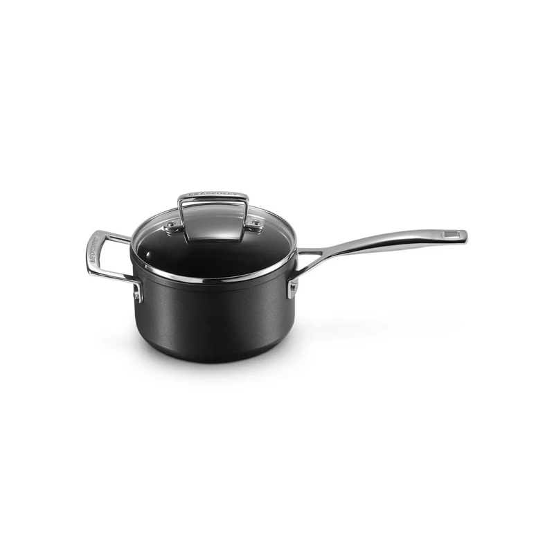 Les Forgées Casseruola Con Manico Antiaderente In Alluminio Con Manico e Coperchio