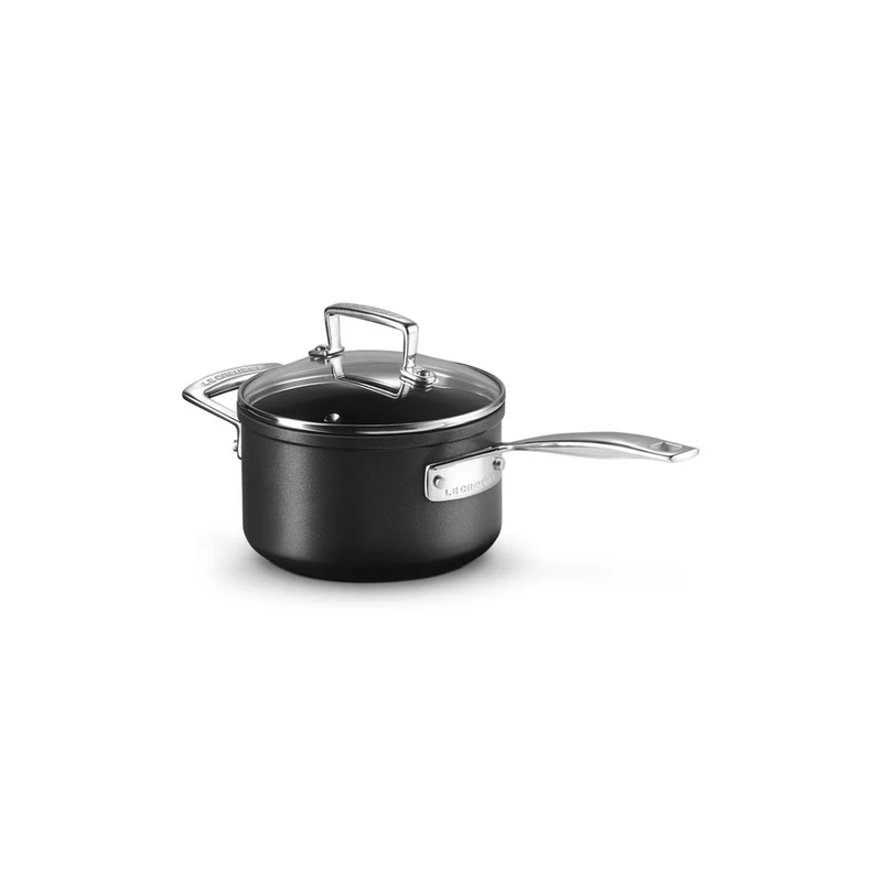 Les Forgées Casseruola Con Manico Antiaderente In Alluminio Con Manico e Coperchio