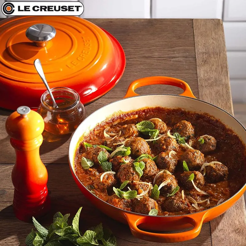 30 cm - Cocotte Evolution Tegame Basso Rotondo In Ghisa