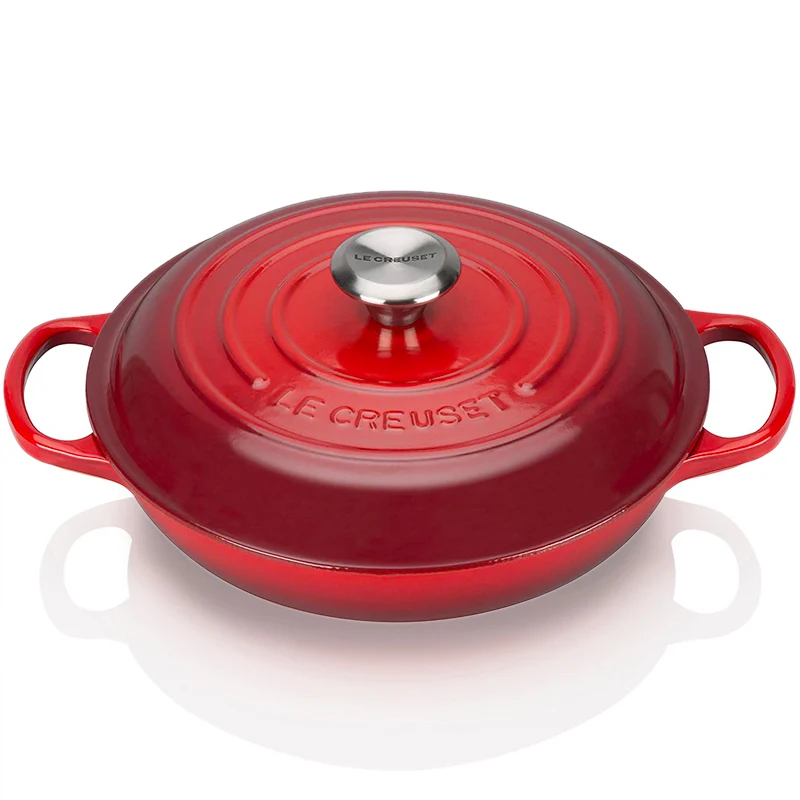 30 cm - Cocotte Evolution Tegame Basso Rotondo In Ghisa