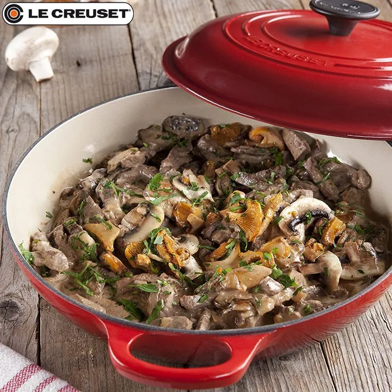 30 cm - Cocotte Evolution Tegame Basso Rotondo In Ghisa