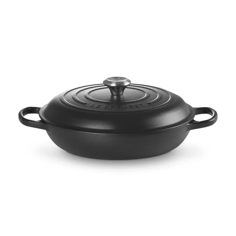 30 cm - Cocotte Evolution Tegame Basso Rotondo In Ghisa