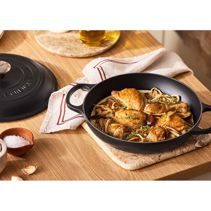 30 cm - Cocotte Evolution Tegame Basso Rotondo In Ghisa
