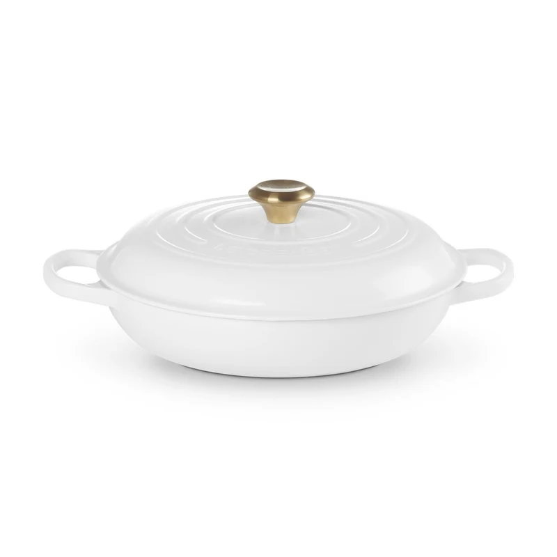 30 cm - Cocotte Evolution Tegame Basso Rotondo In Ghisa