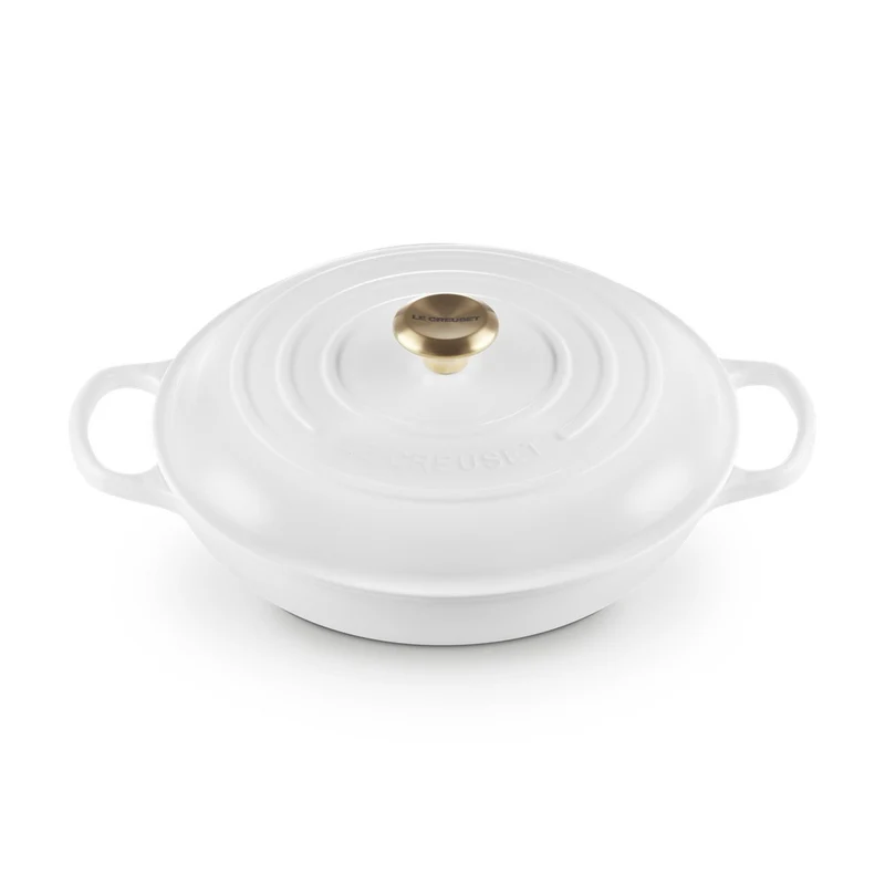 30 cm - Cocotte Evolution Tegame Basso Rotondo In Ghisa