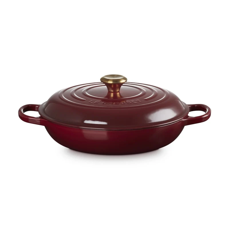 30 cm - Cocotte Evolution Tegame Basso Rotondo In Ghisa