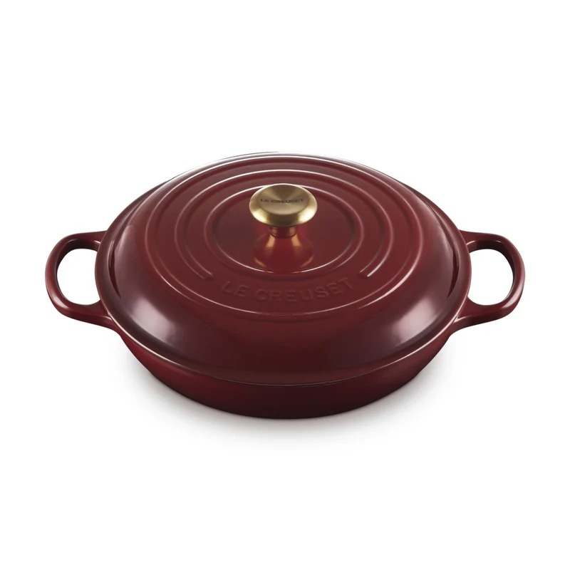 30 cm - Cocotte Evolution Tegame Basso Rotondo In Ghisa