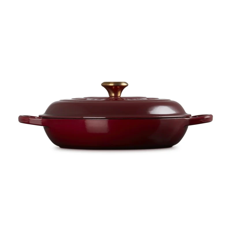 30 cm - Cocotte Evolution Tegame Basso Rotondo In Ghisa