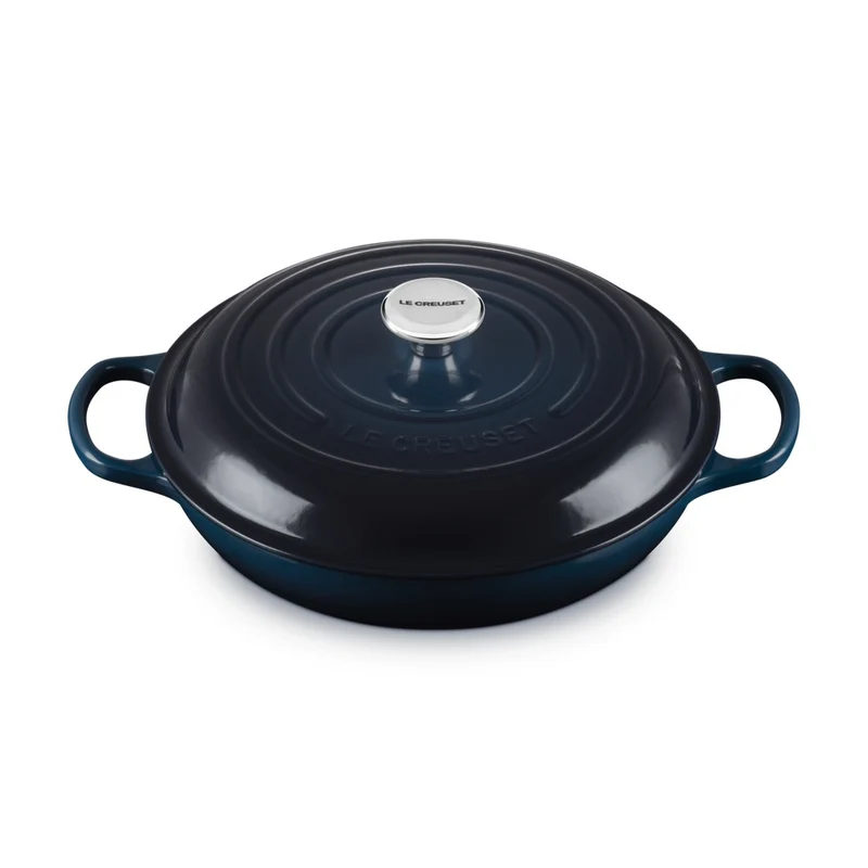 30 cm - Cocotte Evolution Tegame Basso Rotondo In Ghisa