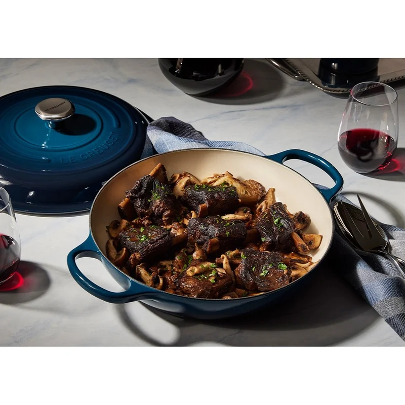 30 cm - Cocotte Evolution Tegame Basso Rotondo In Ghisa