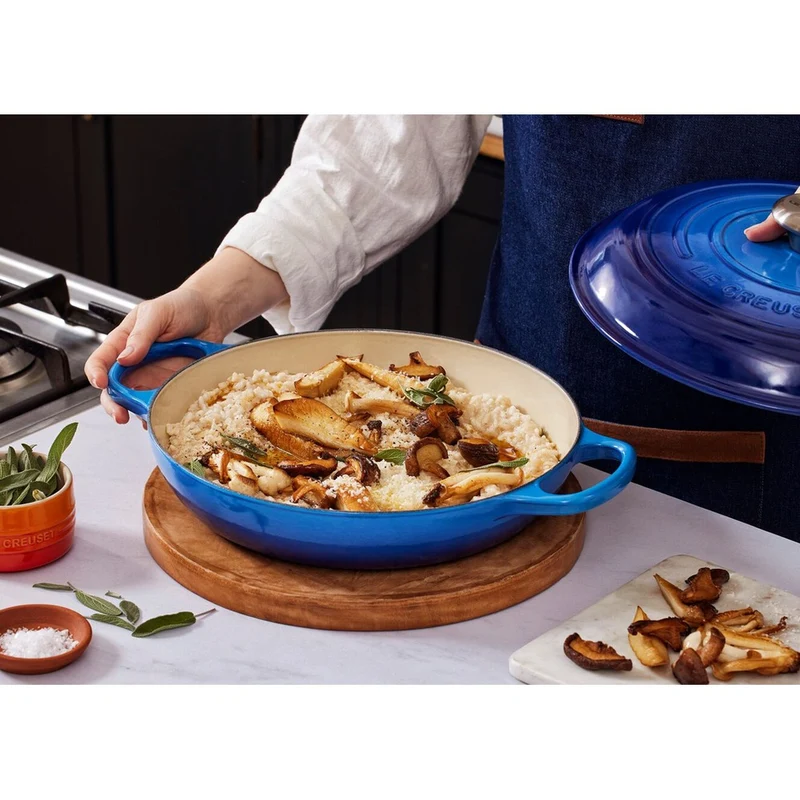 30 cm - Cocotte Evolution Tegame Basso Rotondo In Ghisa