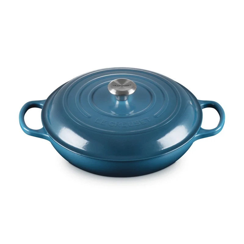 30 cm - Cocotte Evolution Tegame Basso Rotondo In Ghisa