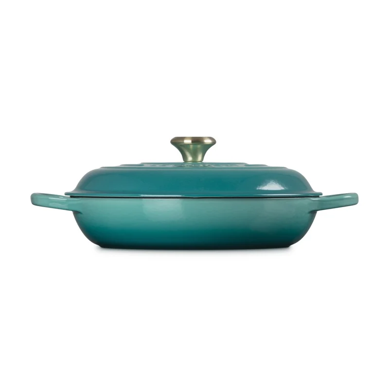 30 cm - Cocotte Evolution Tegame Basso Rotondo In Ghisa