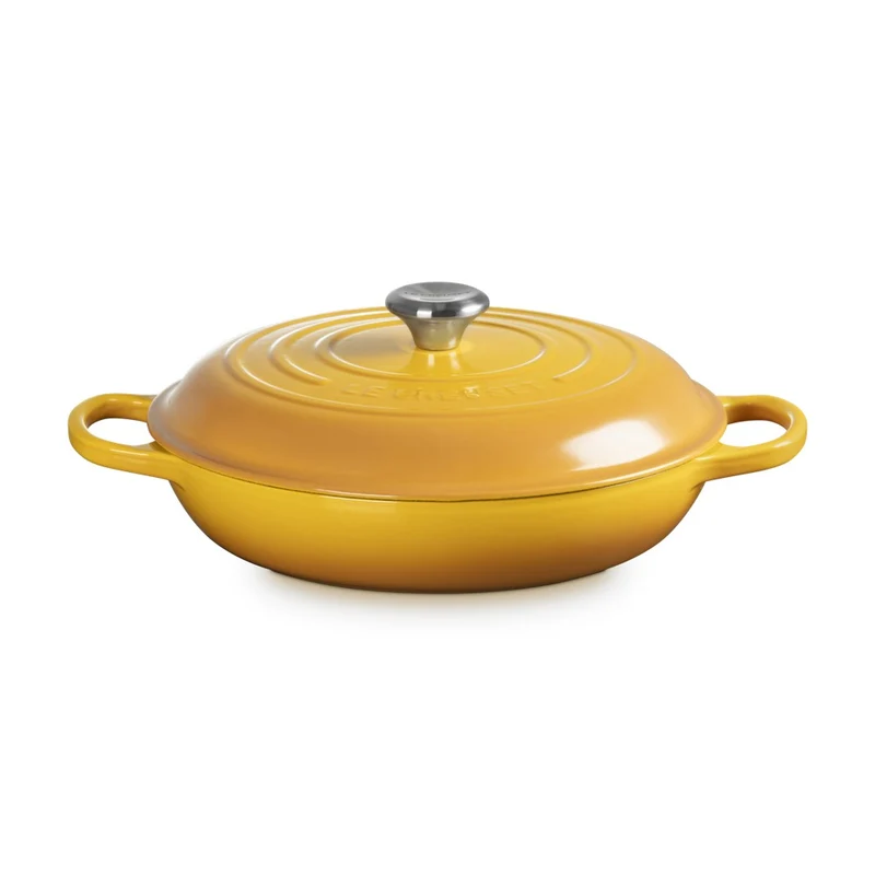 30 cm - Cocotte Evolution Tegame Basso Rotondo In Ghisa