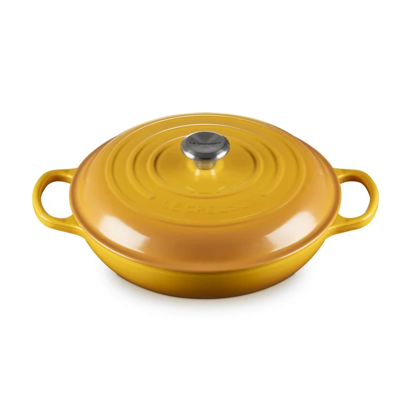 30 cm - Cocotte Evolution Tegame Basso Rotondo In Ghisa
