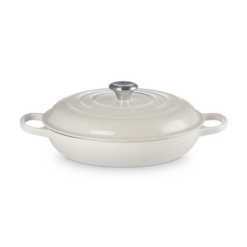 30 cm - Cocotte Evolution Tegame Basso Rotondo In Ghisa