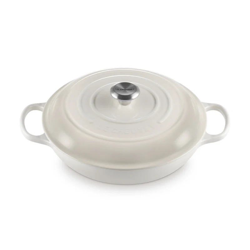 30 cm - Cocotte Evolution Tegame Basso Rotondo In Ghisa