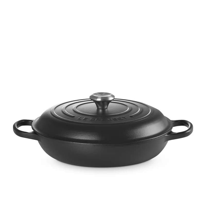 30 cm - Cocotte Evolution Tegame Basso Rotondo In Ghisa