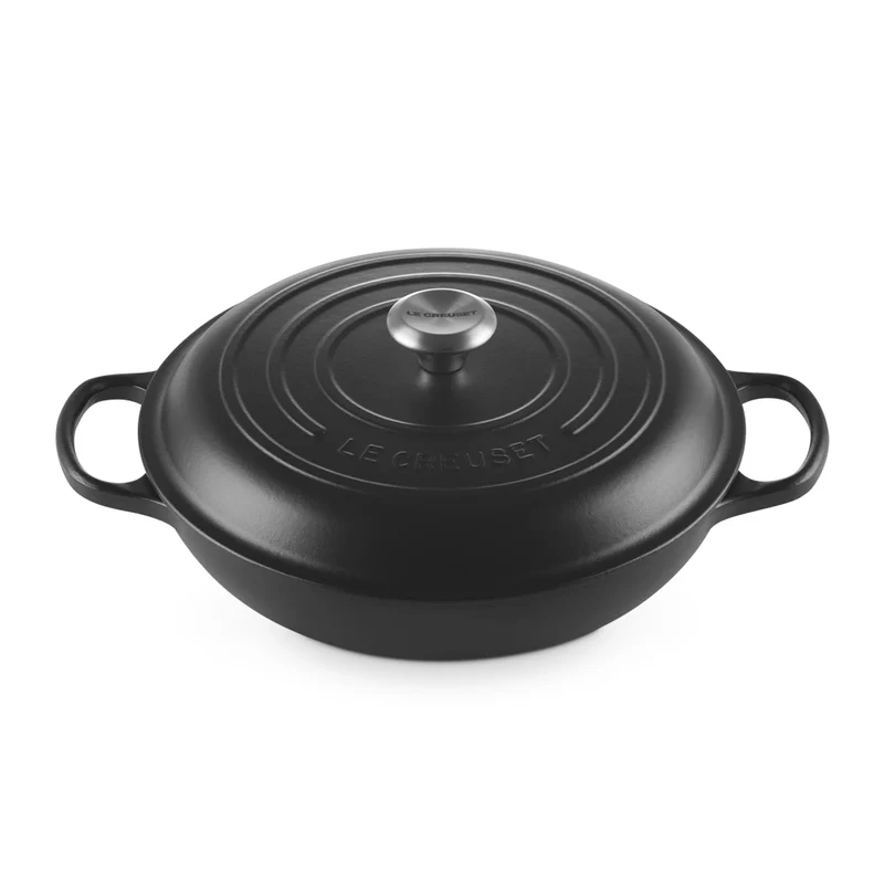 30 cm - Cocotte Evolution Tegame Basso Rotondo In Ghisa