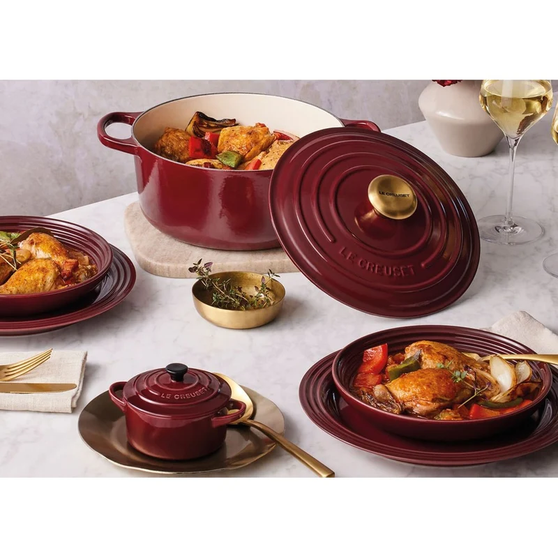 22 cm - Cocotte Evolution Casseruola Rotonda In Ghisa