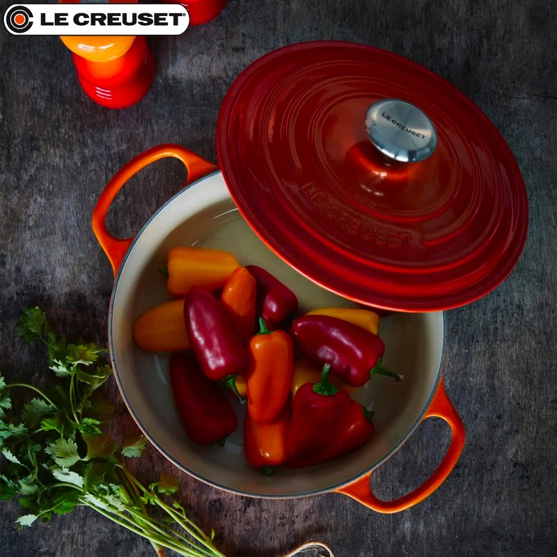 28 cm - Cocotte Evolution Casseruola Rotonda In Ghisa
