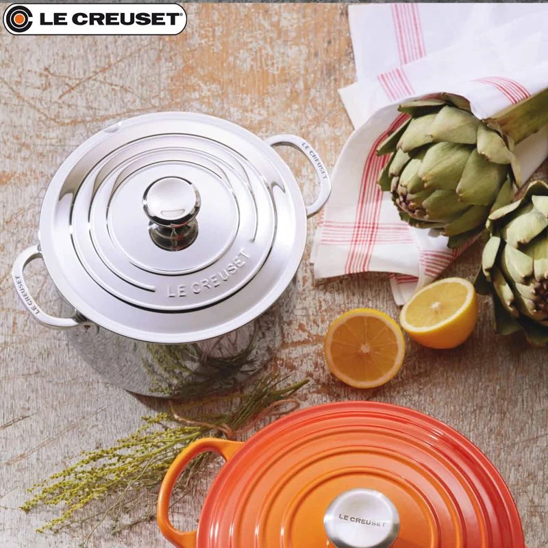 Inox Evolution Casseruola Alta In Acciaio Inox Con Coperchio