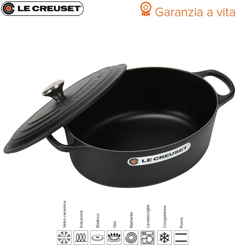 33 cm - Cocotte Evolution Casseruola Ovale In Ghisa