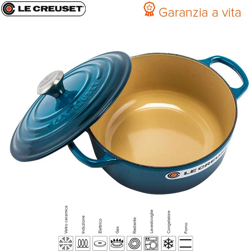24 cm - Cocotte Evolution Casseruola Rotonda In Ghisa