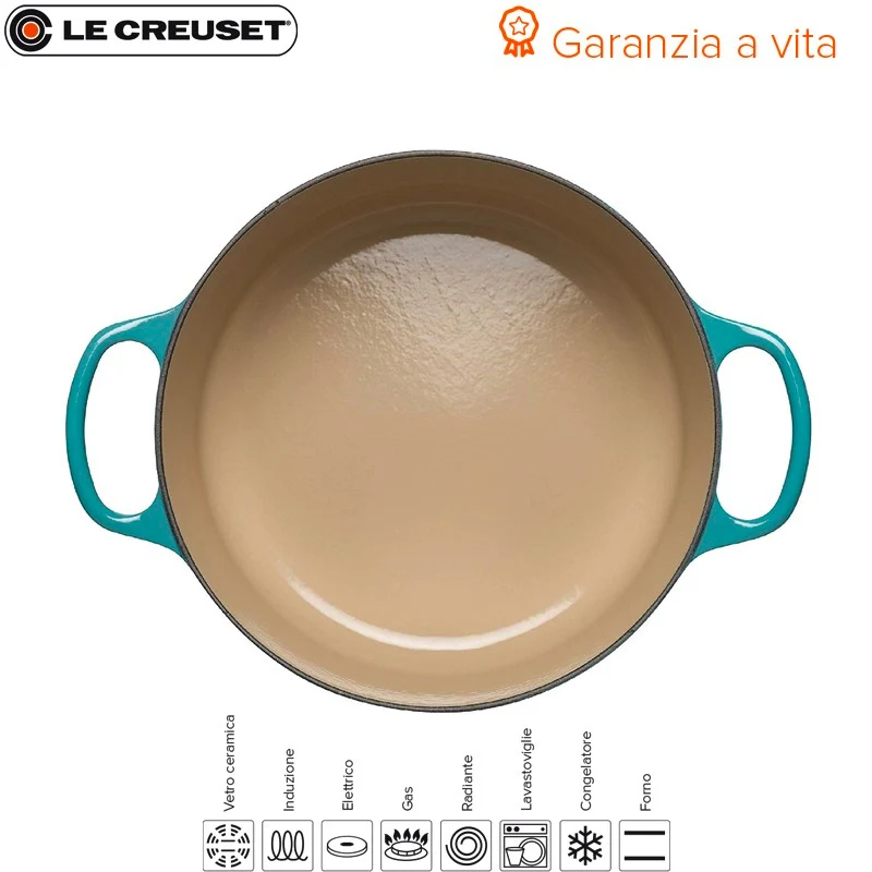 24 cm - Cocotte Evolution Casseruola Rotonda In Ghisa