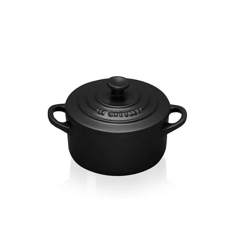 10 cm - Mini Cocotte Casseruola Rotonda In Gres Vetrificato