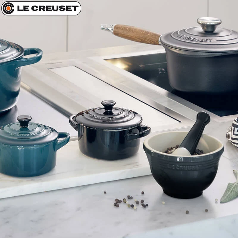 10 cm - Mini Cocotte Casseruola Rotonda In Gres Vetrificato