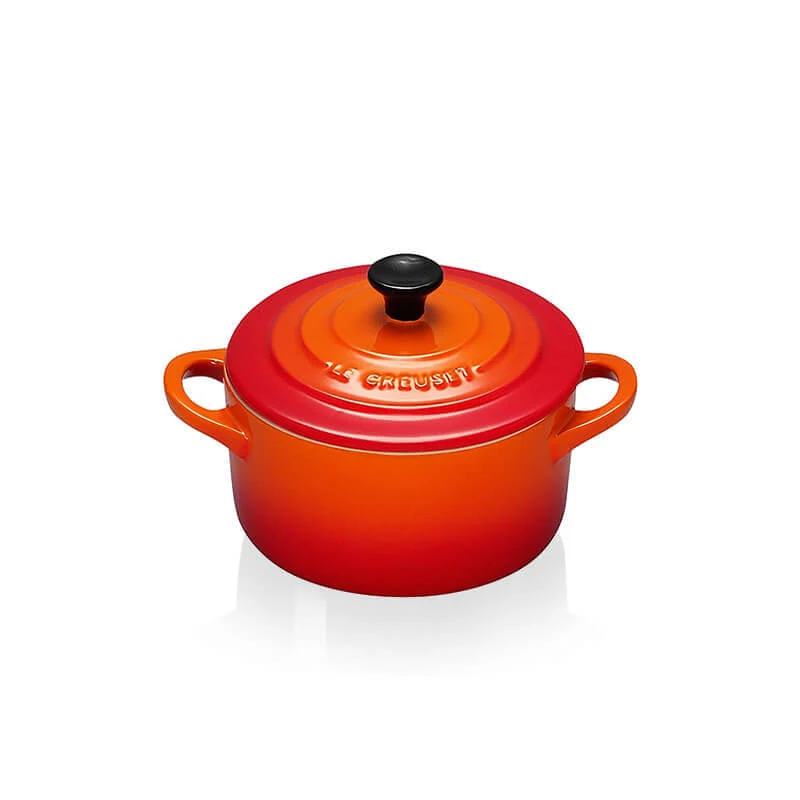 10 cm - Mini Cocotte Casseruola Rotonda In Gres Vetrificato