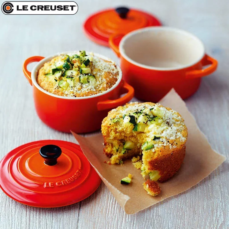 10 cm - Mini Cocotte Casseruola Rotonda In Gres Vetrificato