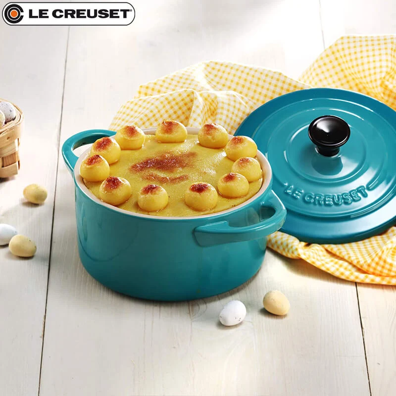 10 cm - Mini Cocotte Casseruola Rotonda In Gres Vetrificato