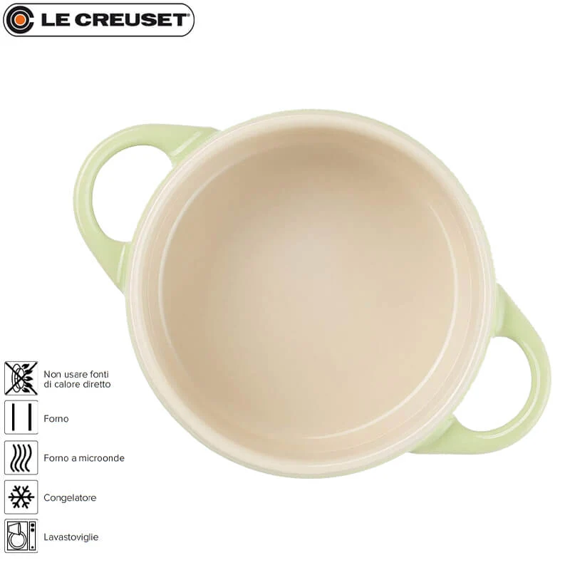 10 cm - Mini Cocotte Casseruola Rotonda In Gres Vetrificato