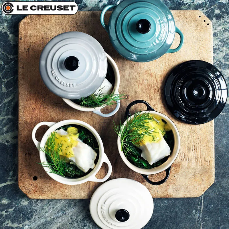 10 cm - Mini Cocotte Casseruola Rotonda In Gres Vetrificato
