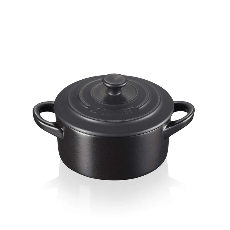 10 cm - Mini Cocotte Casseruola Rotonda In Gres Vetrificato