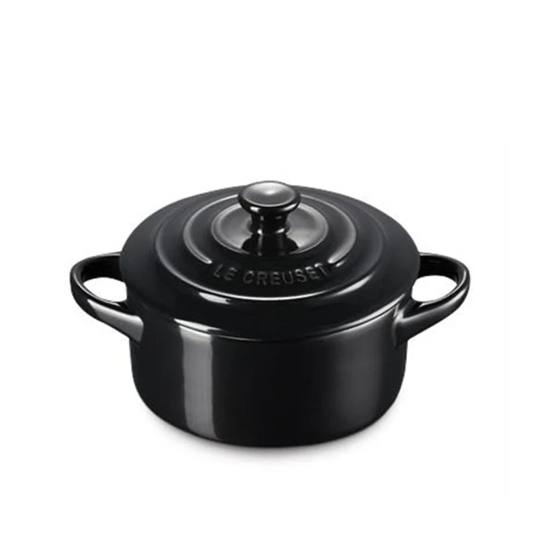 10 cm - Mini Cocotte Casseruola Rotonda In Gres Vetrificato