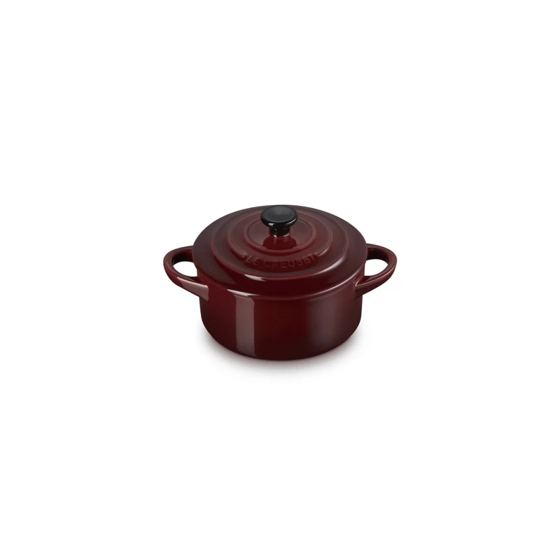 10 cm - Mini Cocotte Casseruola Rotonda In Gres Vetrificato