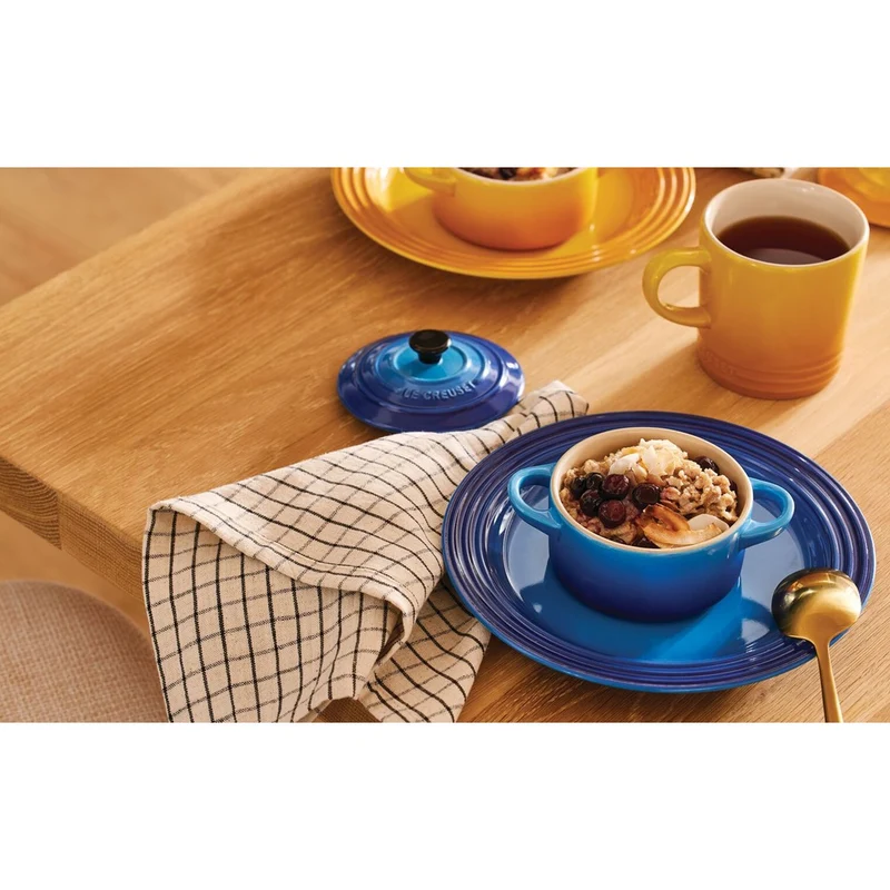 10 cm - Mini Cocotte Casseruola Rotonda In Gres Vetrificato