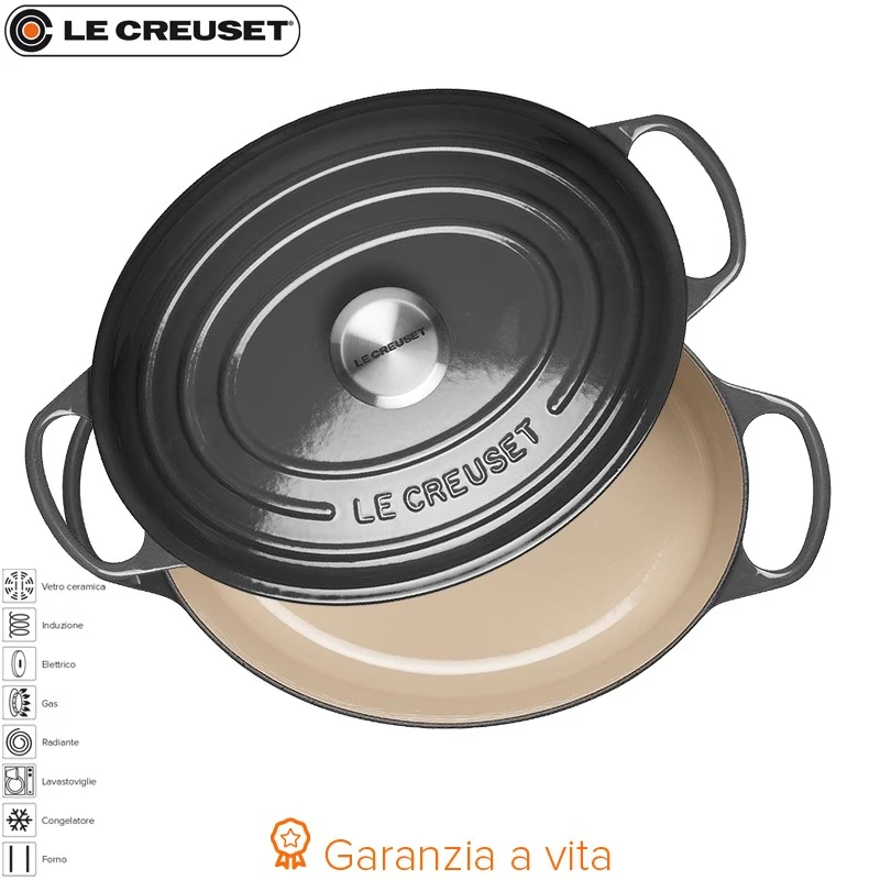 29 cm - Cocotte Evolution Casseruola Ovale In Ghisa