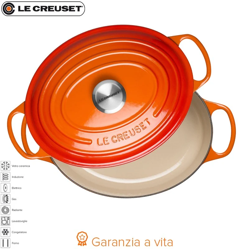 29 cm - Cocotte Evolution Casseruola Ovale In Ghisa