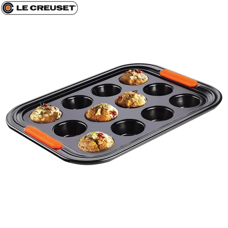 40x30 cm - Forme Speciali Stampo Muffin Rettangolare 12 Impronte Antiaderente
