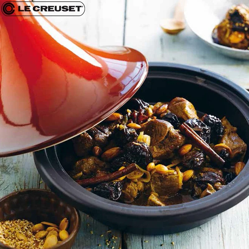 27 cm - Cocotte Tajine In Ghisa e Ceramica