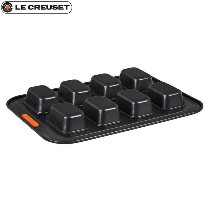 40x30 cm - Forme Speciali Stampo Mini Plum Cake Rettangolare 8 Impronte Antiaderente