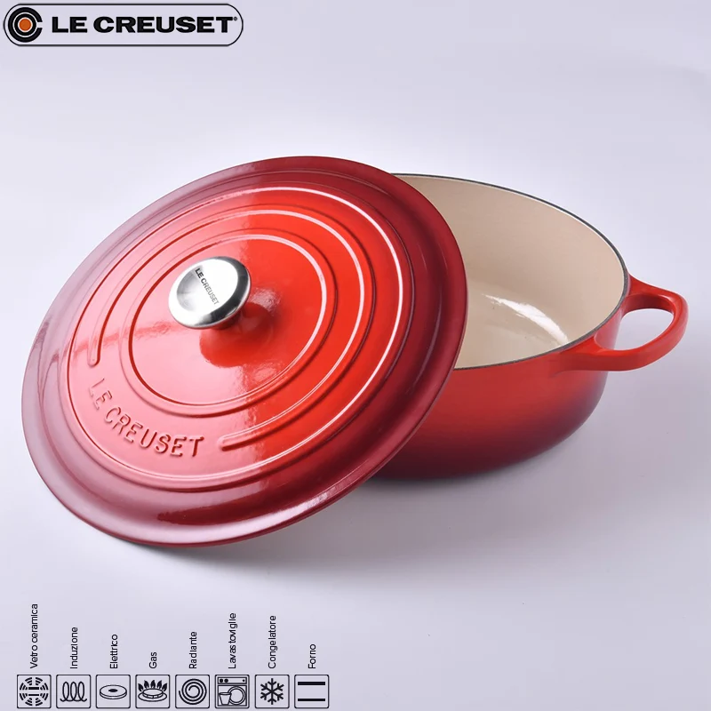 30 cm - Cocotte Evolution Tegame Risotto Rotondo In Ghisa