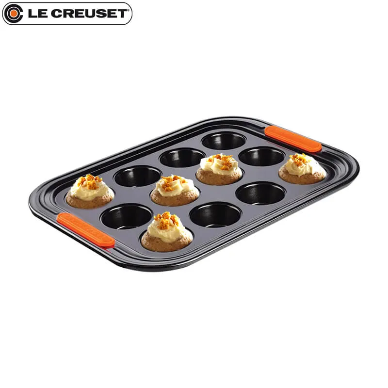 30x23 cm - Forme Speciali Stampo Mini Muffin Rettangolare 12 Impronte Antiaderente